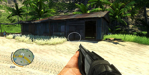 Enter the house near the beach shown in the screenshot - The Northern Island - Southern part - Cult Objects - Far Cry 3 - Game Guide and Walkthrough