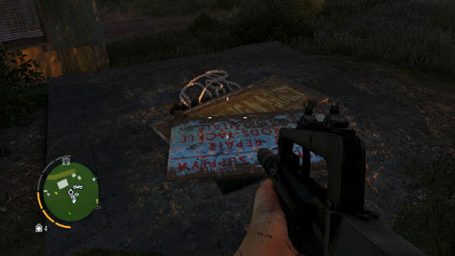 Reach the area marked with the red circle, to find a descent blocked off with plates - The Southern Island - North-eastern part - Cult Objects - Far Cry 3 - Game Guide and Walkthrough