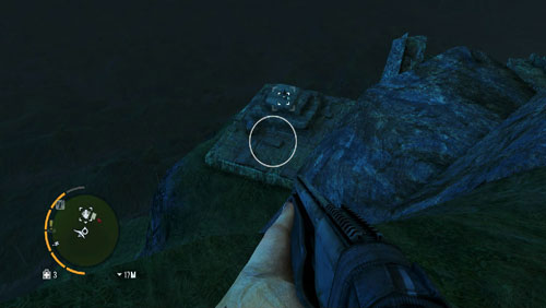 On the peak, from the area marked with the circle, you will notice a rocky ledge, on which there is the statuette - The Southern Island - North-eastern part - Cult Objects - Far Cry 3 - Game Guide and Walkthrough