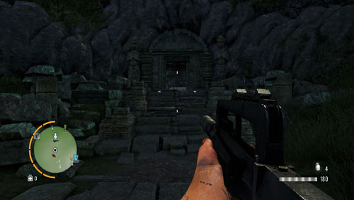A bit to the south of the area marked as number two, there is the entrance to a temple, shown in the screenshot - The Southern Island - South-eastern part - Cult Objects - Far Cry 3 - Game Guide and Walkthrough