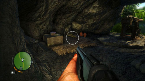 The corpse, and the letter, is at the other end of the cave - The Northern Island - Western part - Letters of the Lost - Far Cry 3 - Game Guide and Walkthrough