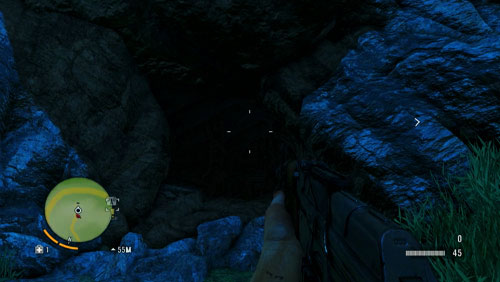 Find the area marked on the map with the red circle, to find the cave's entrance - The Northern Island - Western part - Letters of the Lost - Far Cry 3 - Game Guide and Walkthrough