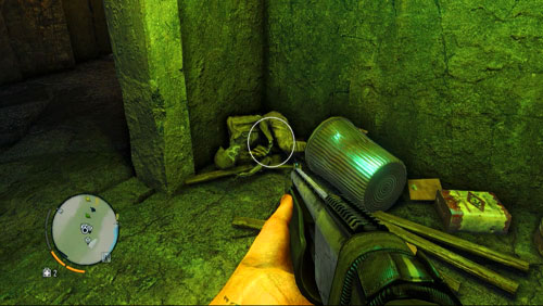 Downstairs, take the first passage to the left, glowing green - The Northern Island - North-eastern part - Letters of the Lost - Far Cry 3 - Game Guide and Walkthrough