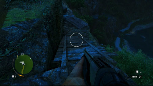 Reach the area marked with the circle in the screenshot - The Northern Island - North-eastern part - Letters of the Lost - Far Cry 3 - Game Guide and Walkthrough