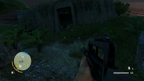 Drive to the marked area, where there is the bunker shown in the screenshot - The Northern Island - South-eastern part - Letters of the Lost - Far Cry 3 - Game Guide and Walkthrough