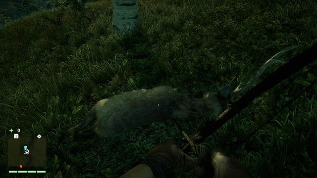 Bodies of dead animals which you can use to collect their skins are marked on the mini-map with a grey X mark. - Hunting - The Basics - Far Cry 4 - Game Guide and Walkthrough