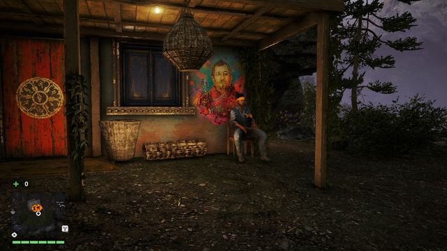 The steward sits in front of the house. - Ghales Homestead - The Basics - Far Cry 4 - Game Guide and Walkthrough