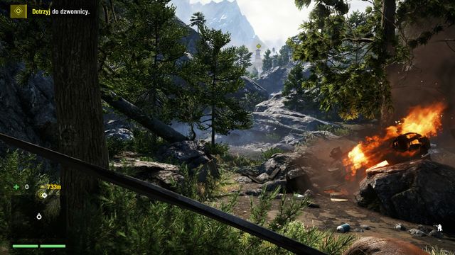 After the crash flee toward left right away. Keep crouching. - Prologue - Main Quests - Far Cry 4 - Game Guide and Walkthrough