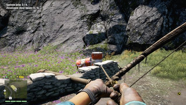 Shooting the explosive barrels down will burning the entire field. - Burn it Down (choosing Sabal) - Main Quests - Far Cry 4 - Game Guide and Walkthrough
