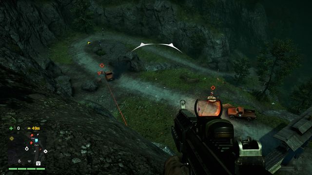 Before your next step eliminate the snipers first. - The Sleeping Saints - Main Quests - Far Cry 4 - Game Guide and Walkthrough