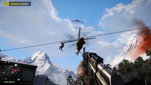 At first take care of the infantry and then shoot down the helicopter. - Free Willis - Main Quests - Far Cry 4 - Game Guide and Walkthrough