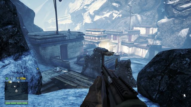 Eliminate the enemy and sneak from the side. - Dont Look Down - Main Quests - Far Cry 4 - Game Guide and Walkthrough