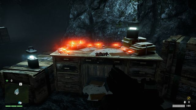 The diamonds can be found on the table. - A Short Hunt - Side quests - Longinus - Far Cry 4 - Game Guide and Walkthrough