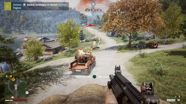 Thanks to using the elephant to ram the convoy and laying fire down on cars, you deal with the convoy in no time at all. - Pagans Wrath convoy - Activities - Far Cry 4 - Game Guide and Walkthrough