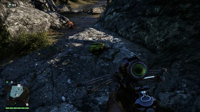While picking the yellow bags, watch out for the opponents. - Golden Path deliveries - Activities - Far Cry 4 - Game Guide and Walkthrough