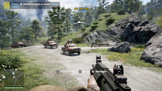 The convoy consists of three cars. - Pagans Wrath convoy - Activities - Far Cry 4 - Game Guide and Walkthrough