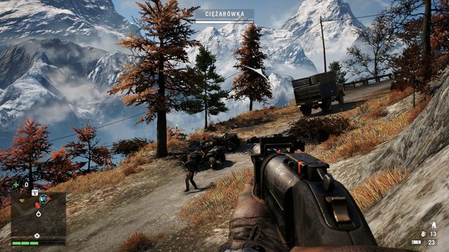 After the situation gets tight, get out of the truck and eliminate the threat. - Armed escort - Activities - Far Cry 4 - Game Guide and Walkthrough