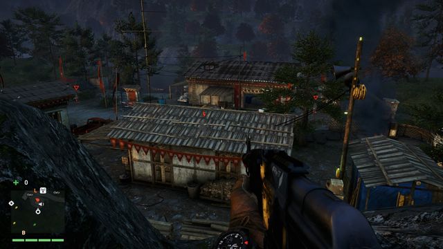 Taking a higher position always helps when capturing outposts. - Kyra Tea Factory - Outposts - One alarm - Far Cry 4 - Game Guide and Walkthrough