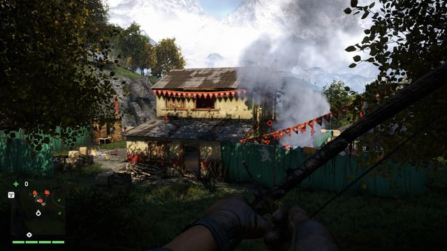 The building from which you will be able to see the whole area. - Barnalis Textiles - Outposts - Two alarms - Far Cry 4 - Game Guide and Walkthrough