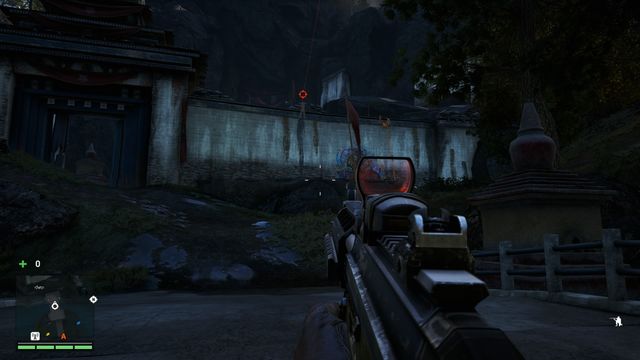 Right after climbing the wall, kill the sniper. - Baghadur - Fortresses - Far Cry 4 - Game Guide and Walkthrough