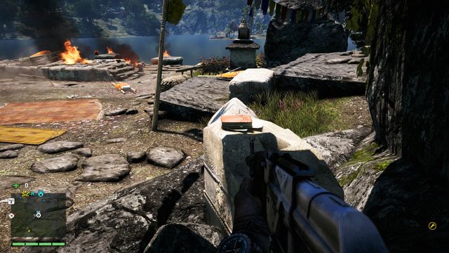 You can find the journal on a stone pedestal, which will be directly behind you, when youre facing the lake - Southern and central Kyrat - Mohan Gales Journals - Far Cry 4 - Game Guide and Walkthrough