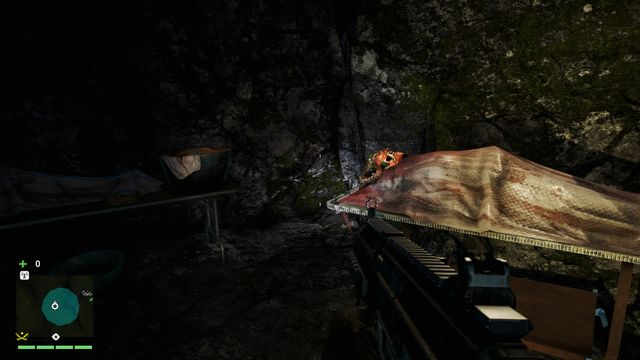 In the hospital (inside the cave), on the face of one of the dead patients - Southern and central Kyrat - Yalungas Masks - Far Cry 4 - Game Guide and Walkthrough