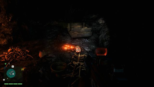 Inside the cave, on the left - Southern and central Kyrat - Yalungas Masks - Far Cry 4 - Game Guide and Walkthrough