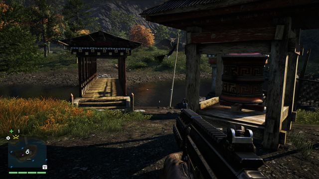 You will find the wheel on an island in the middle of the river - Southern and central Kyrat - Mani Wheels - Far Cry 4 - Game Guide and Walkthrough