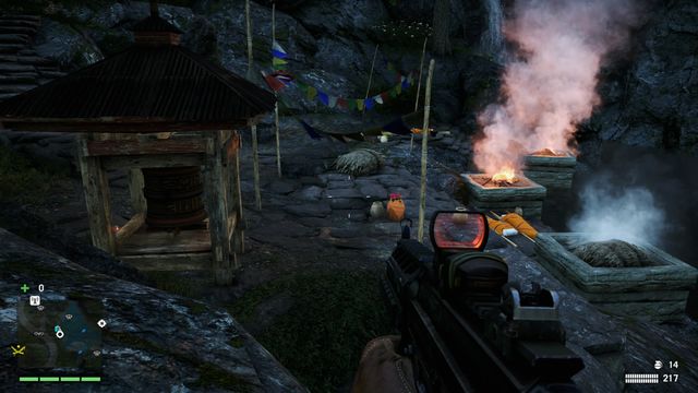 You can find the wheel in at the bottom of this location, right near the river - Southern and central Kyrat - Mani Wheels - Far Cry 4 - Game Guide and Walkthrough