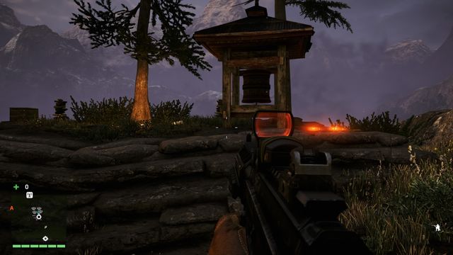 On a vantage point (on a rock platform) - Northern and north-eastern Kyrat - Mani Wheels - Far Cry 4 - Game Guide and Walkthrough