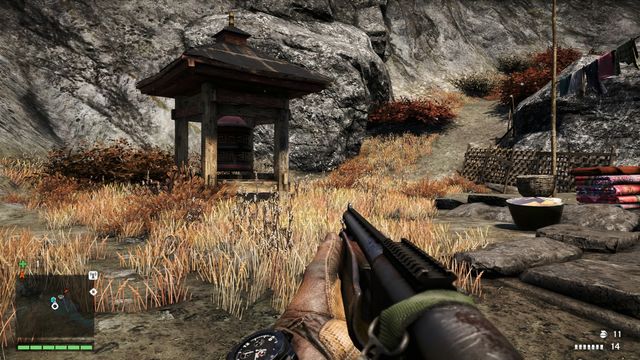 After climbing a few dozens of stairs, you will reach a vantage point - Northern and north-eastern Kyrat - Mani Wheels - Far Cry 4 - Game Guide and Walkthrough