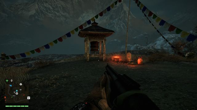 You will find the wheel in a small shrine by the river - Northern and north-eastern Kyrat - Mani Wheels - Far Cry 4 - Game Guide and Walkthrough