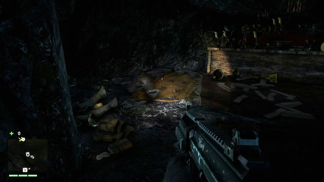 You have to enter the cave crouching (you will find the entrance under a large rock shelf) - Southern and central Kyrat - Lost Letters - Far Cry 4 - Game Guide and Walkthrough