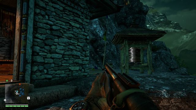 The wheel is located near the entrance to the shrine - Northern and north-eastern Kyrat - Mani Wheels - Far Cry 4 - Game Guide and Walkthrough