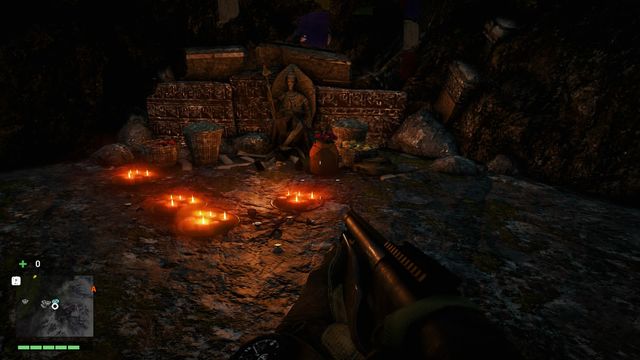 The bag is located inside the cave, near a small altar - Northern and north-eastern Kyrat - Lost Letters - Far Cry 4 - Game Guide and Walkthrough