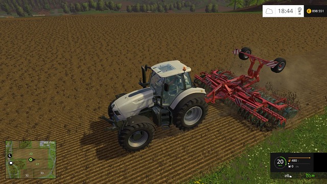 With a wide cultivator, the work will go faster. - Growing plants - preparation, harvest and selling - Basics - Farming Simulator 15 - Game Guide and Walkthrough