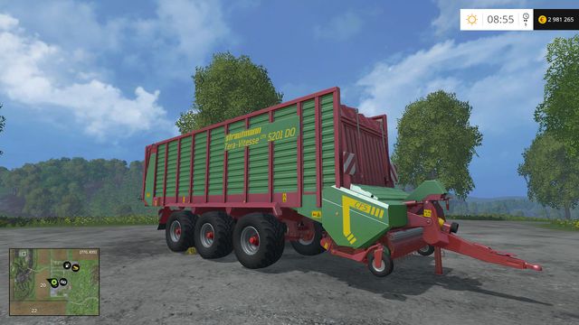 Model: Tera Vitesse 5201 - Loading wagons - Machine descriptions - Farming Simulator 15 - Game Guide and Walkthrough