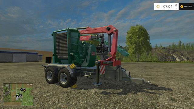 Model: Hem 583 Z - Forestry equipment - Machine descriptions - Farming Simulator 15 - Game Guide and Walkthrough