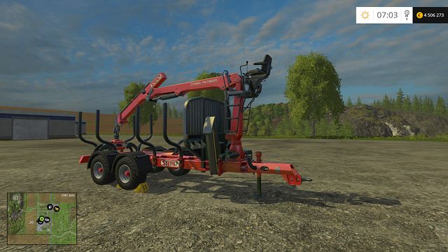Model: FHL 13 AK - Forestry equipment - Machine descriptions - Farming Simulator 15 - Game Guide and Walkthrough