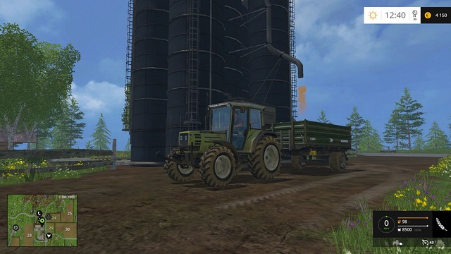 Loading up the trailer is only possible when you have enough supplies in your silo (it will be empty on high level of difficulty). - Selling the crop and further gameplay - Quick start - Farming Simulator 15 - Game Guide and Walkthrough