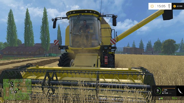 A new harvester will make the harvest faster thanks to a wider header and a bigger container. - Changing your equipment - Quick start - Farming Simulator 15 - Game Guide and Walkthrough