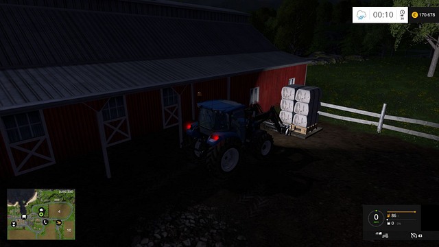 Load the pallets slowly, not to damage anything. - Sheep - Animals - Farming Simulator 15 - Game Guide and Walkthrough