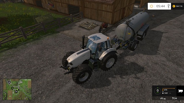 Loading a slurry tank. - Cows - Animals - Farming Simulator 15 - Game Guide and Walkthrough
