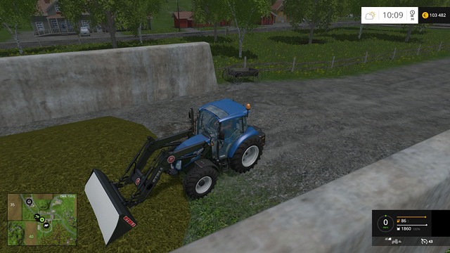 I takes only a second to load the silage. - Cows - Animals - Farming Simulator 15 - Game Guide and Walkthrough