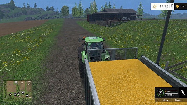 A trailer full of gold... or corn. - Comparison - Plants - Farming Simulator 15 - Game Guide and Walkthrough