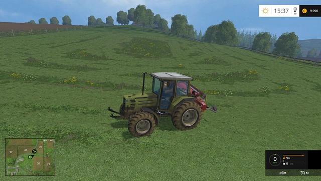It may not look particularly pretty, but the mission is completed. - Mowing - Missions - Farming Simulator 15 - Game Guide and Walkthrough