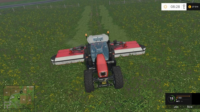 When having the best available mower, the task will take you three minutes maximum. - Mowing - Missions - Farming Simulator 15 - Game Guide and Walkthrough