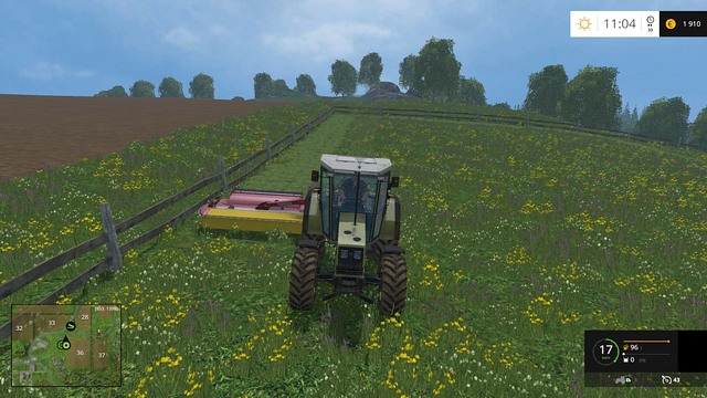 Mowing is an easy and relatively quick task. - Mowing - Missions - Farming Simulator 15 - Game Guide and Walkthrough