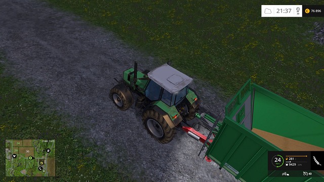 A weak tractor and a heavy trailer is not a good idea. - Demand - Missions - Farming Simulator 15 - Game Guide and Walkthrough