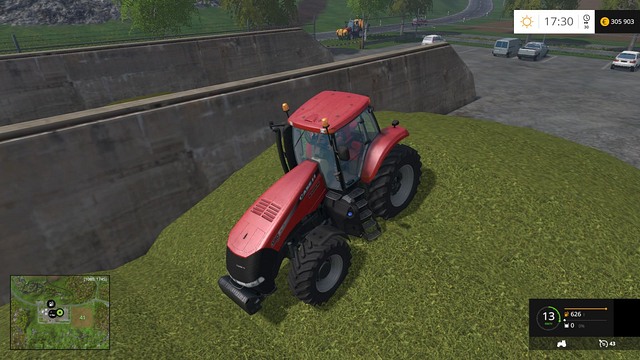 A tractor will do just fine to press the chaff. - Biogas - a profitable business - Other - Farming Simulator 15 - Game Guide and Walkthrough
